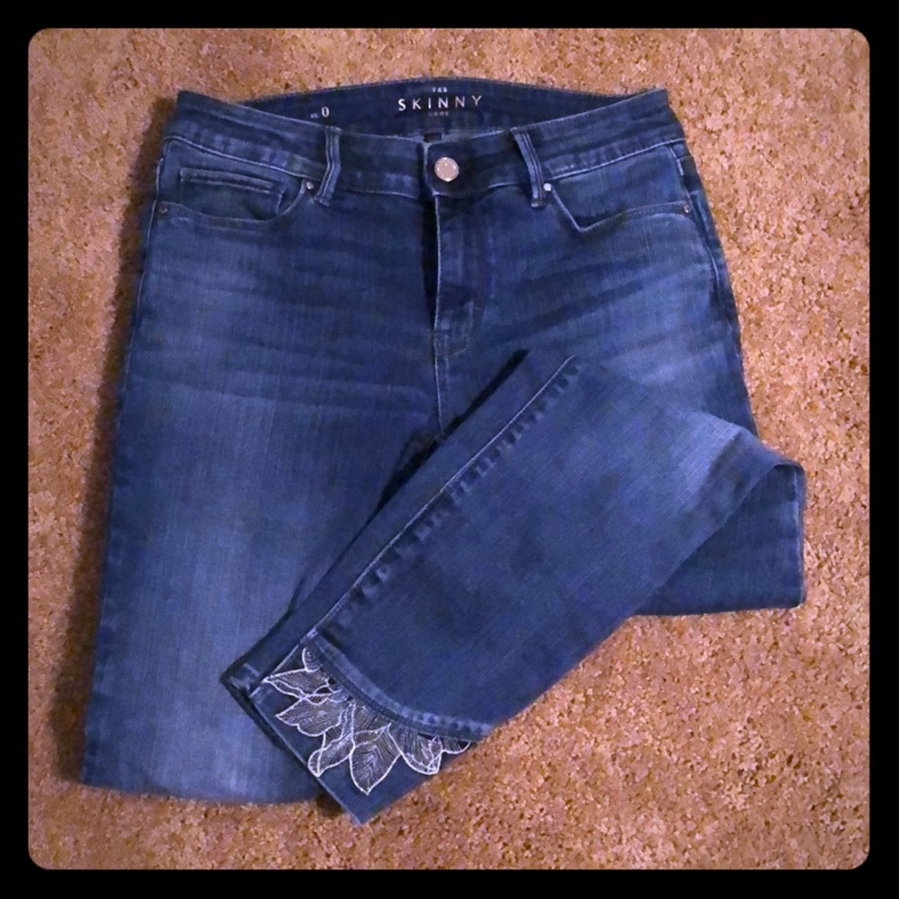 White House Black Market Crop Jeans